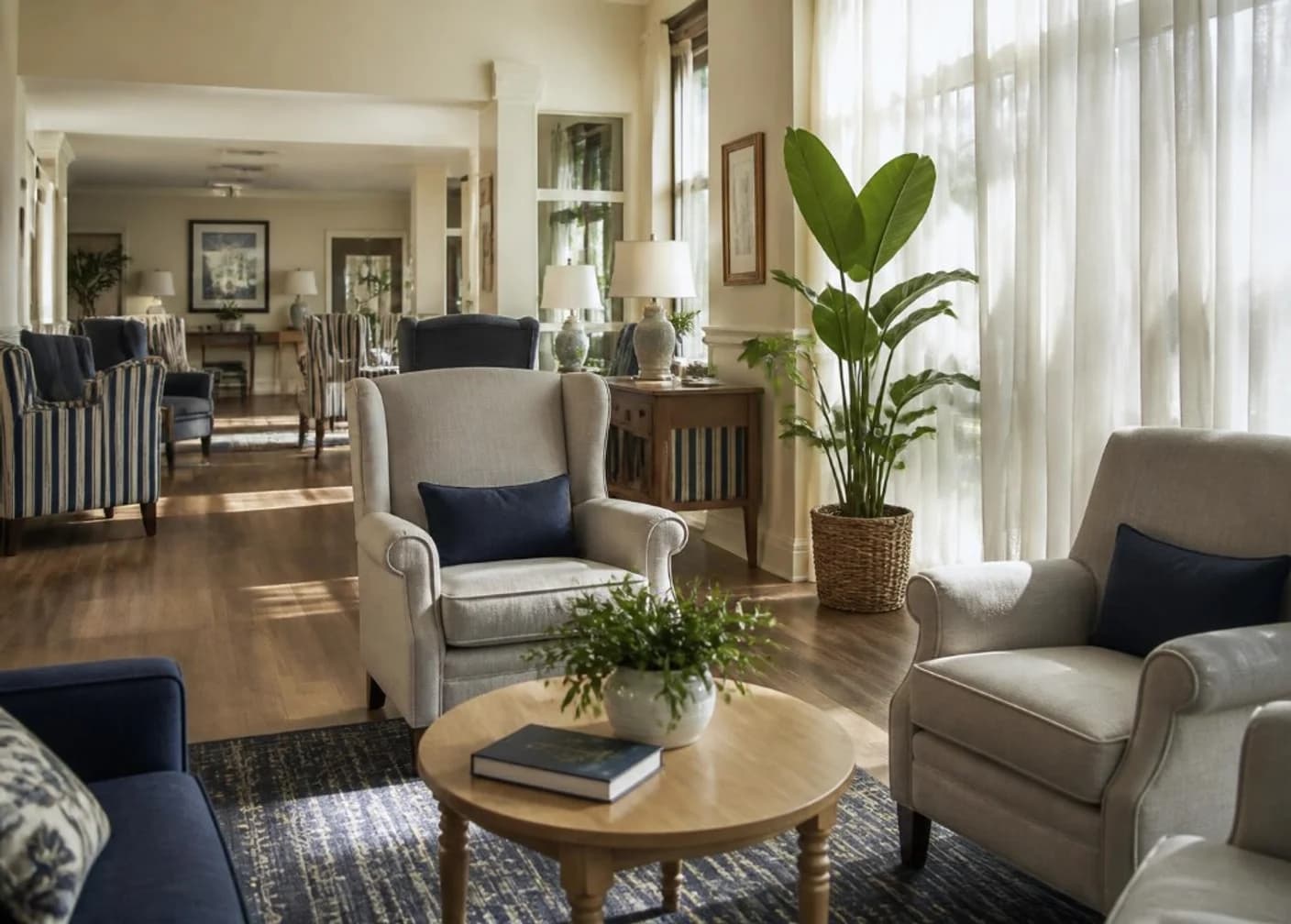 Reception and family lounge at Aged Care Centre