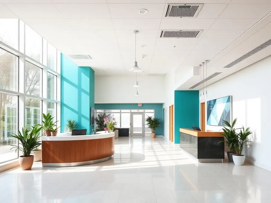 Reception and family lounge